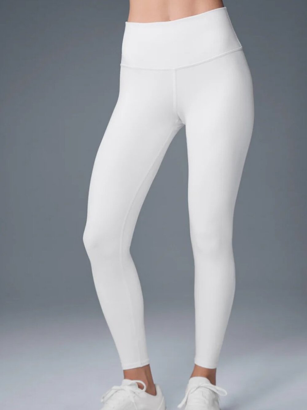 Alo Yoga 7/8 High-Waist Airbrush Legging White Size Medium